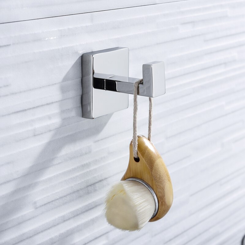 304 roestvrijstalen hangers, handdoek, jashaak, badkamerhaak, wandmontage, deurhaak, achterhaak voor kapmantel, kleding