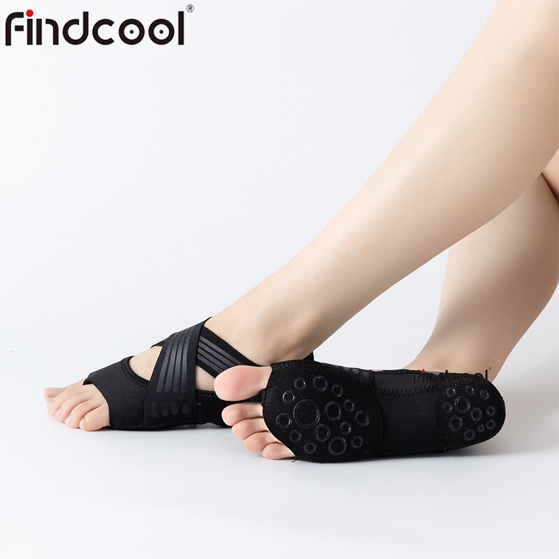 Findcool Professionele Gym Yoga Schoenen Vrouwen Platte Zachte Anti-Slip Zool Ballet Antislip Fitness Dansschoenen Pilates yoga Sokken