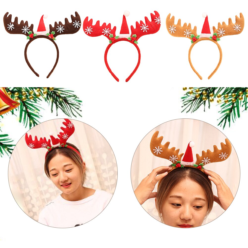 Kerst haarband hoofdband kerstmuts vorm prachtige haarband haarband haaraccessoires