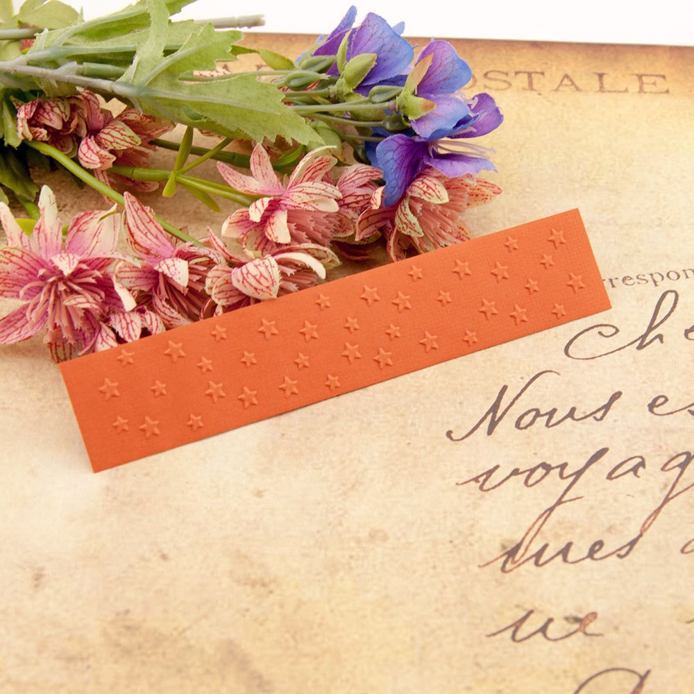 Embossed Plate For DIY Paper Cutting Dies Scrapbooking Plastic Embossing Folder Em208