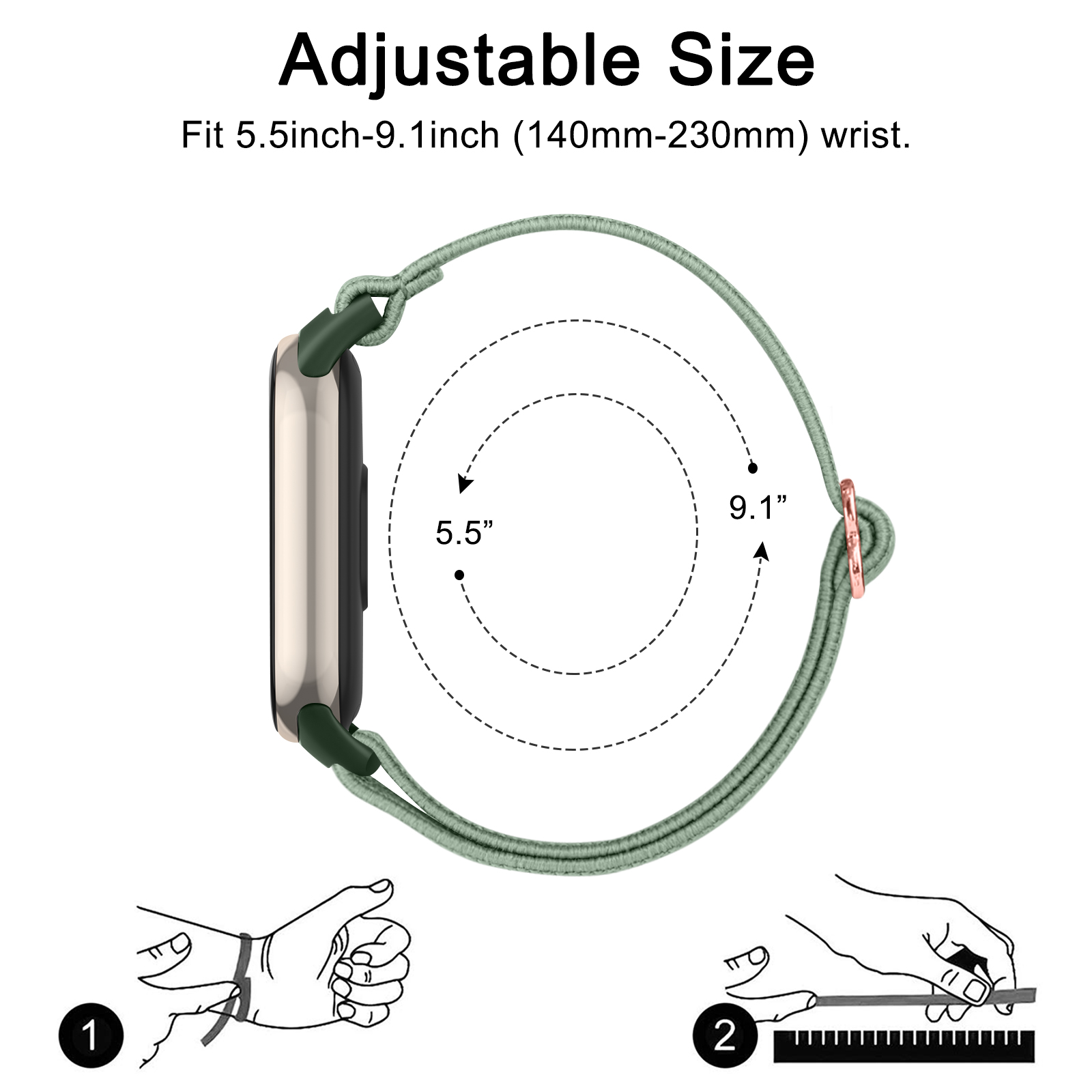 Band voor Xiaomi Mi Band miband 3 4 5 6 7 8 9 Band elastische nylon horlogeband verstelbare armband voor Xiaomi Mi Band 9 8 polsband