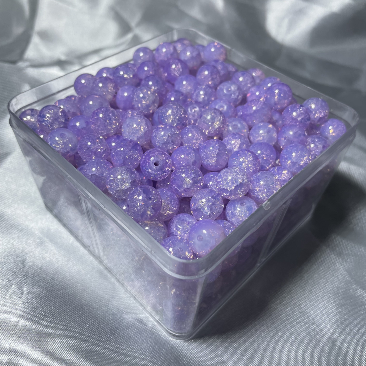 10mm 20 Uds. Cuentas de dos colores degradadas hechas a mano Diy chica hermosa pulsera de Multicolor collar cuentas sueltas joyería de hadas: Oro