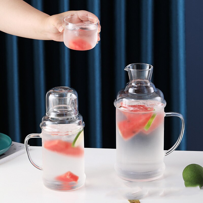 retro glasscold wasserkocher Bunte transparent große-kapazität Wärme-beständig glas wasserkocher Kann beheizt werden Haushalt täglichen bedarfs