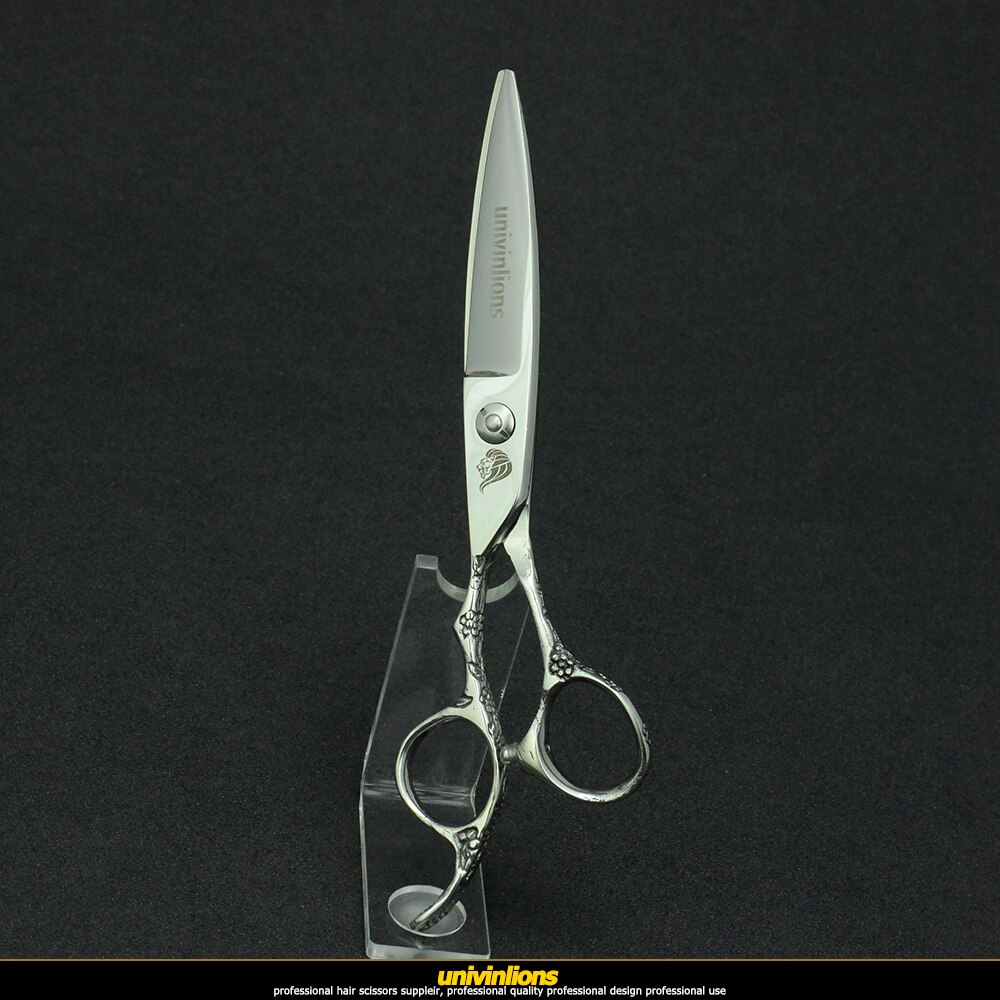 6" univinlions slide cut left hand hair scissors left handed hairdressing scissors lefty shears left handed hair cutting shears