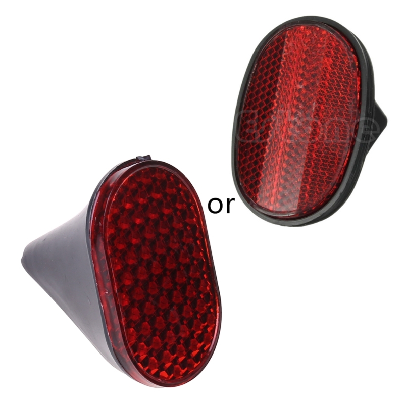 G92F Oval Rear MudguardTail Cycling Spoke Lights Bike Safety Warning Reflector