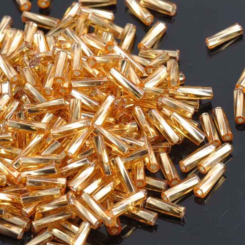 3 kleur 6x2mm 300 stuks Crystal Glass Spacer Kralen ZILVER BEKLEED Goud Zilver Tsjechische Zaad Kralen Voor sieraden Handgemaakte DIY BL6MMG02X: Goud