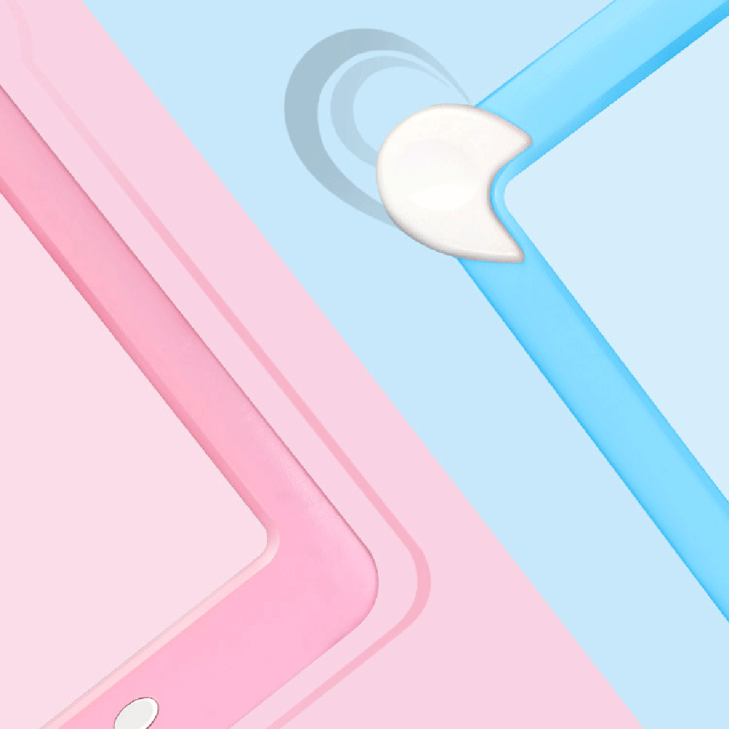 Discovery Kids Neon LED Glow Drawing Board with Translucent See Through Surface and Stand