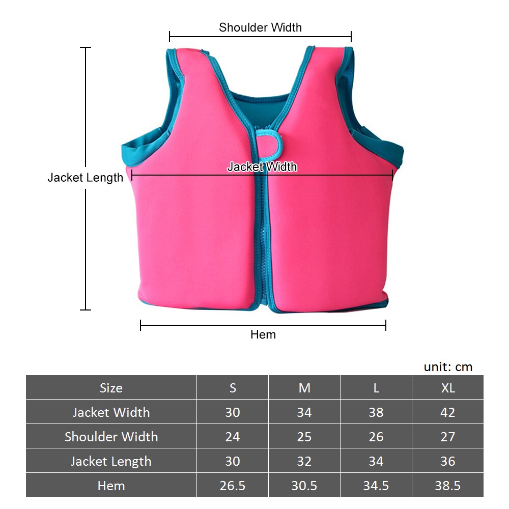 1pc enfants natation formation flottaison gilet de sauvetage veste natation canotage plage en plein air survie aide sécurité veste pour enfant