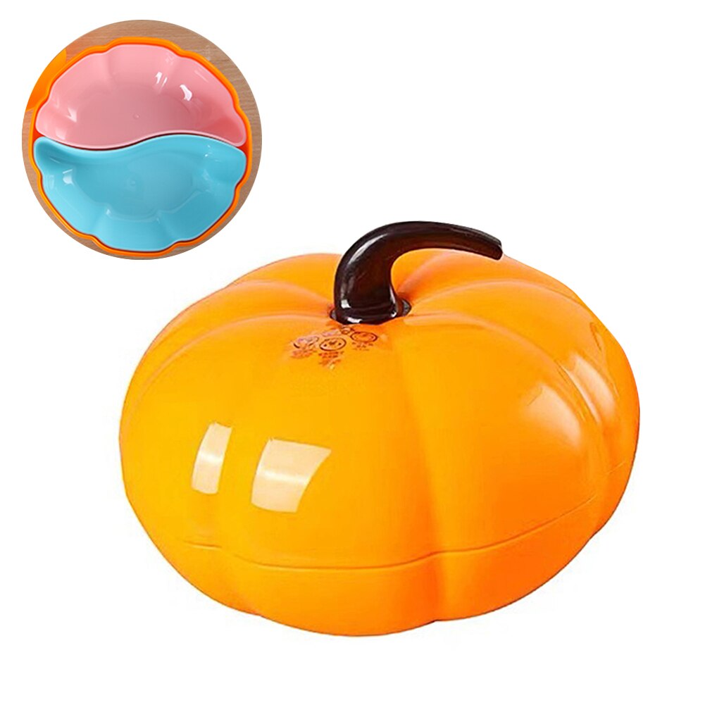 Family Festival Wedding Pumpkin Shape With Lid Home Decor Large Capacity Snacks Partition Manager Sealed Candy Box Cute Party