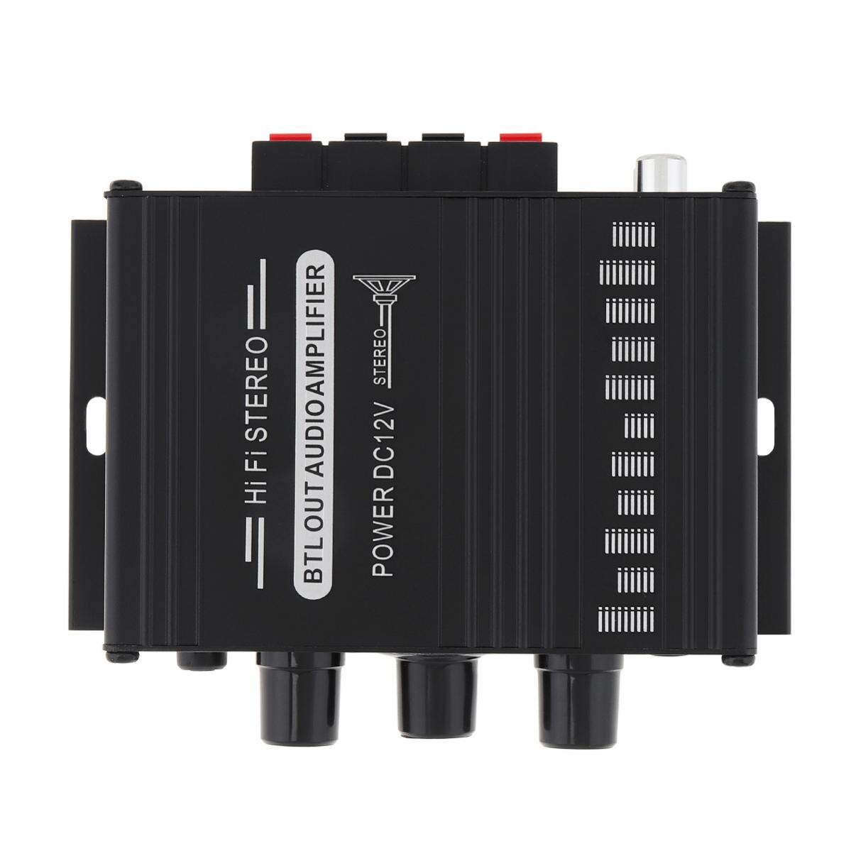 Car Amplifier Audio Karaoke Home Theater Amplifier 2 Channel Class D Amplifier USB/SD AUX Input