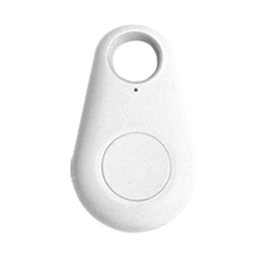 Bluetooth Key Finder Smart Anti-Lost Device Anti-Lost Keychain Mobile Phone Lost Alarm Bi-Directional Finder Anti-Lost Artifact: White