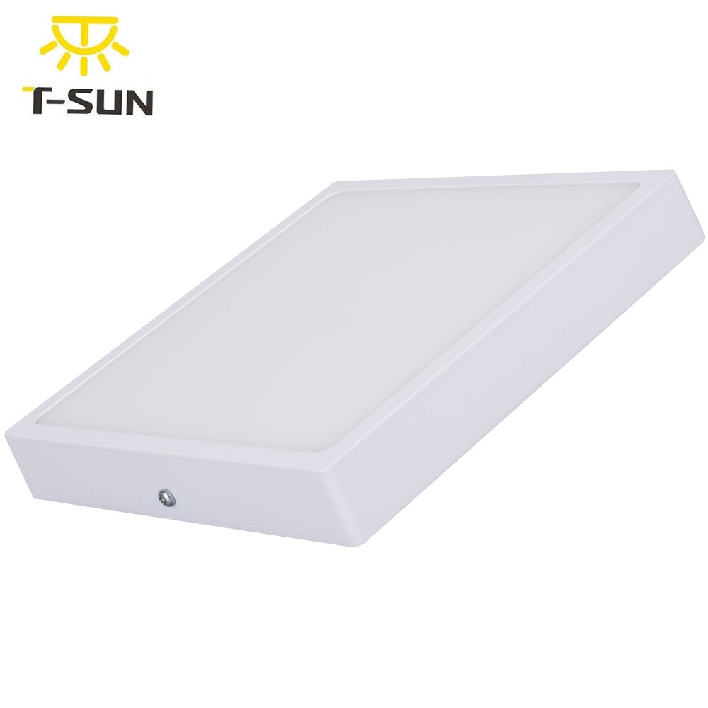 T-sunrise ultraohut led-paneeli neliömäinen alasvalo kattolamppu led-valo upotettu valaisin led olohuoneen toimistokeittiöön