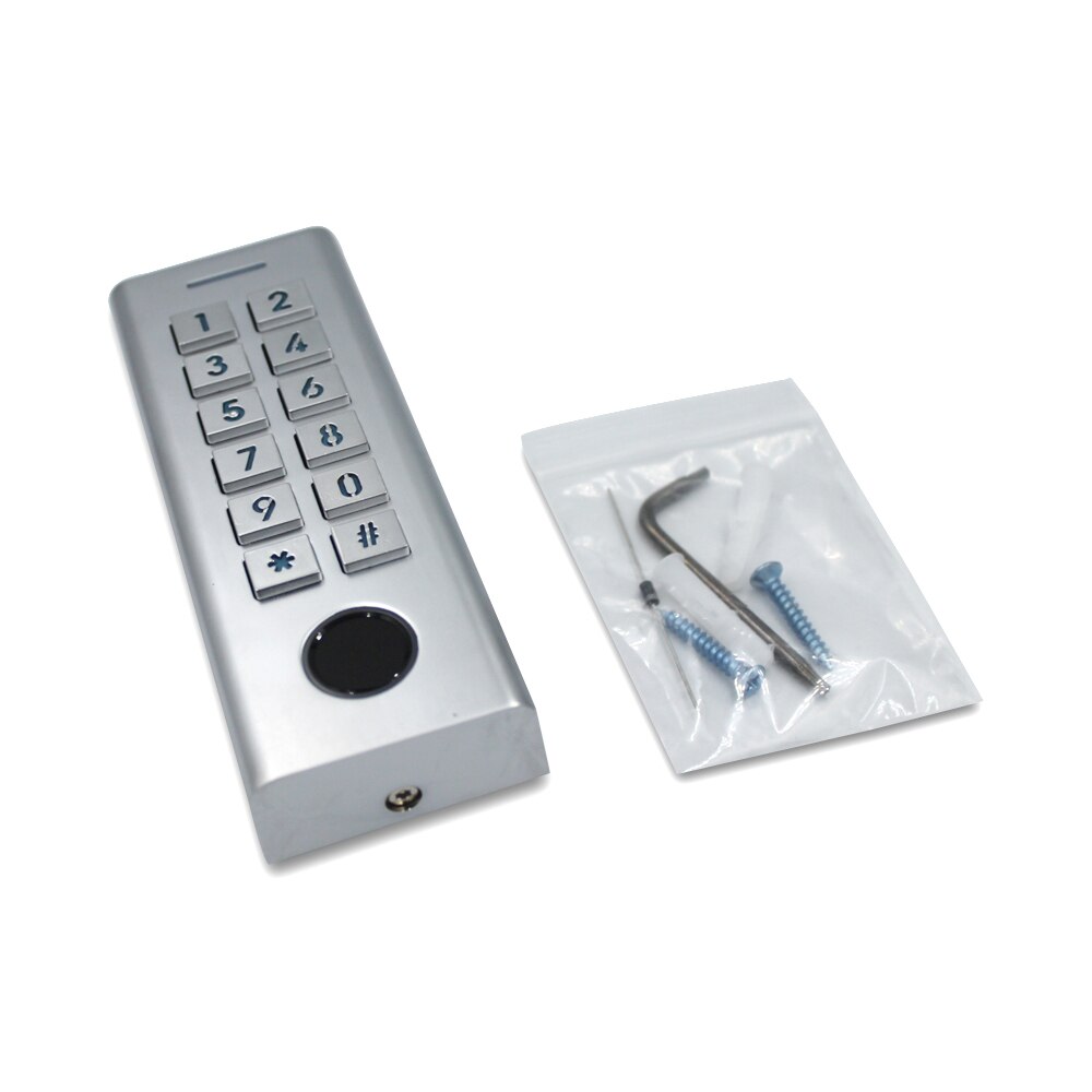 Zinc Alloy IP66 Waterproof Fingerprint Standalone Access Controller Electronic Door Lock Keyboard Door Access Control System