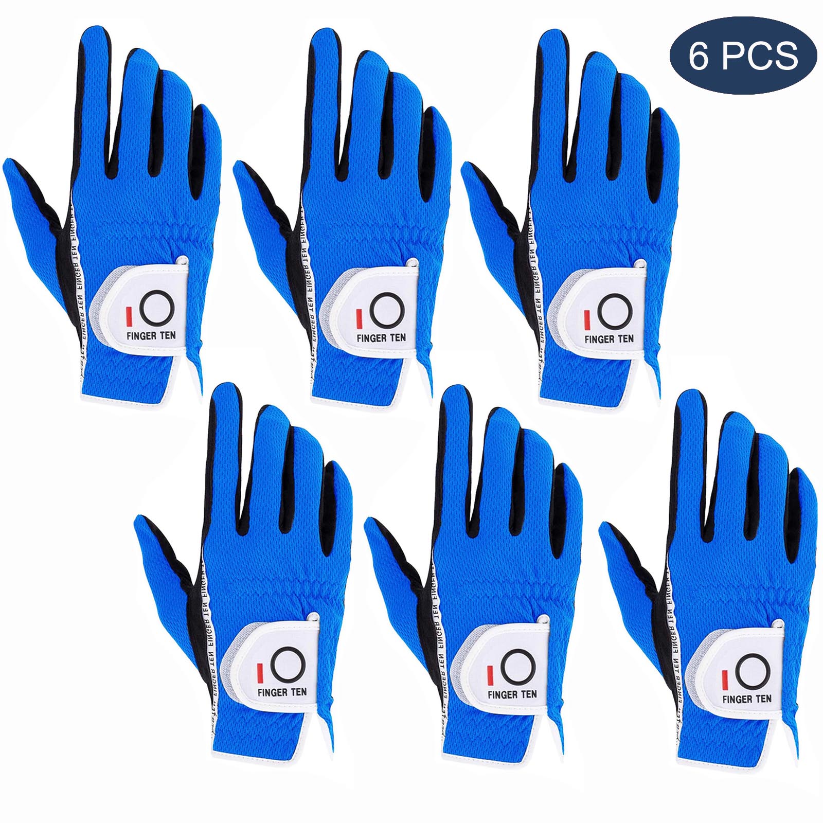 Linkerhand Rechterhand Golf Handschoenen Mannen 3 Stuks Prestaties Mesh Antislip Zachte Micro Ademend Zwart Grijs Groen Handschoen