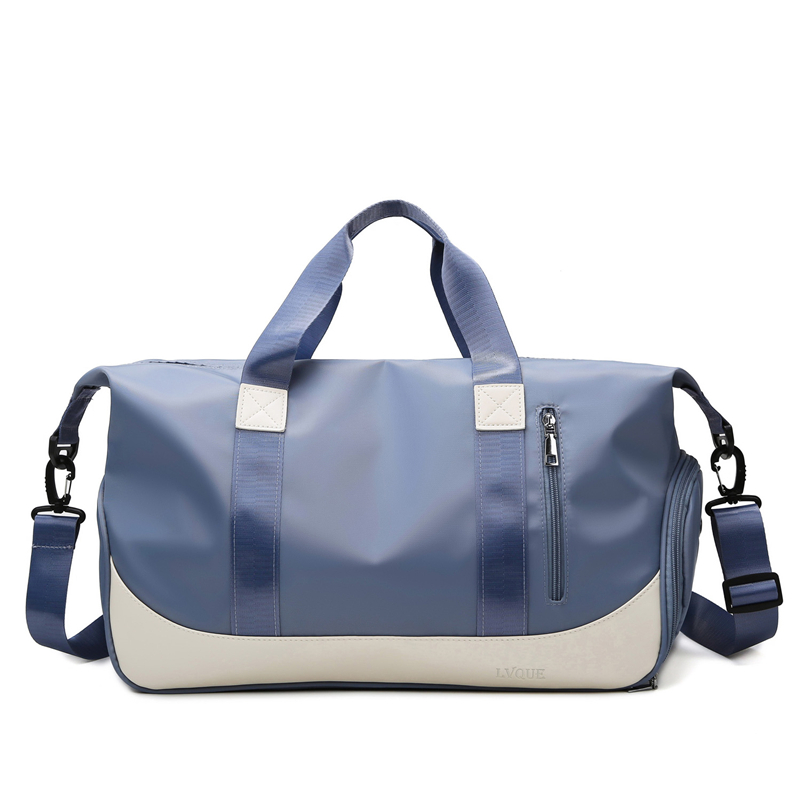 Brauch trocken nass Fitness Tasche Nylon Ausbildung Schulter Männer Tasche Reisen Yoga Fitnessstudio Tasche schwimmen Frauen Gymtas Tasche tragen an Gepäck duffle Tasche: Marine Blau
