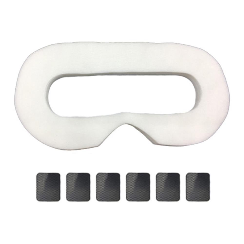Disposable VR Eye Mask Breathable Pure Cotton Sweat Absorbent VR Face Mask for Oculus Quest/Rift CV1/Rift S/HTC Vive Pro 100Pcs