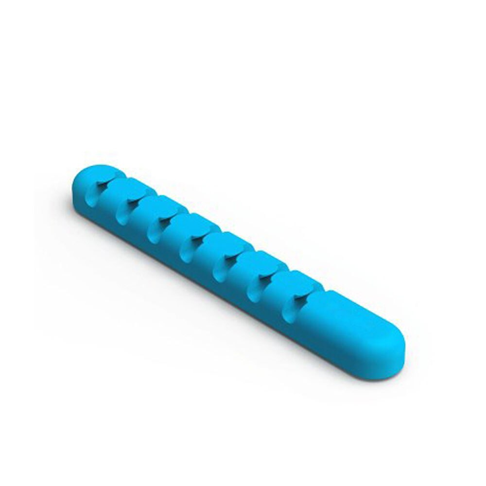 Silicone Cable Winder ABS Wire Clamp Cable Clip Mini Storage Organization Office Self-Adhesive Fixing Holder Home