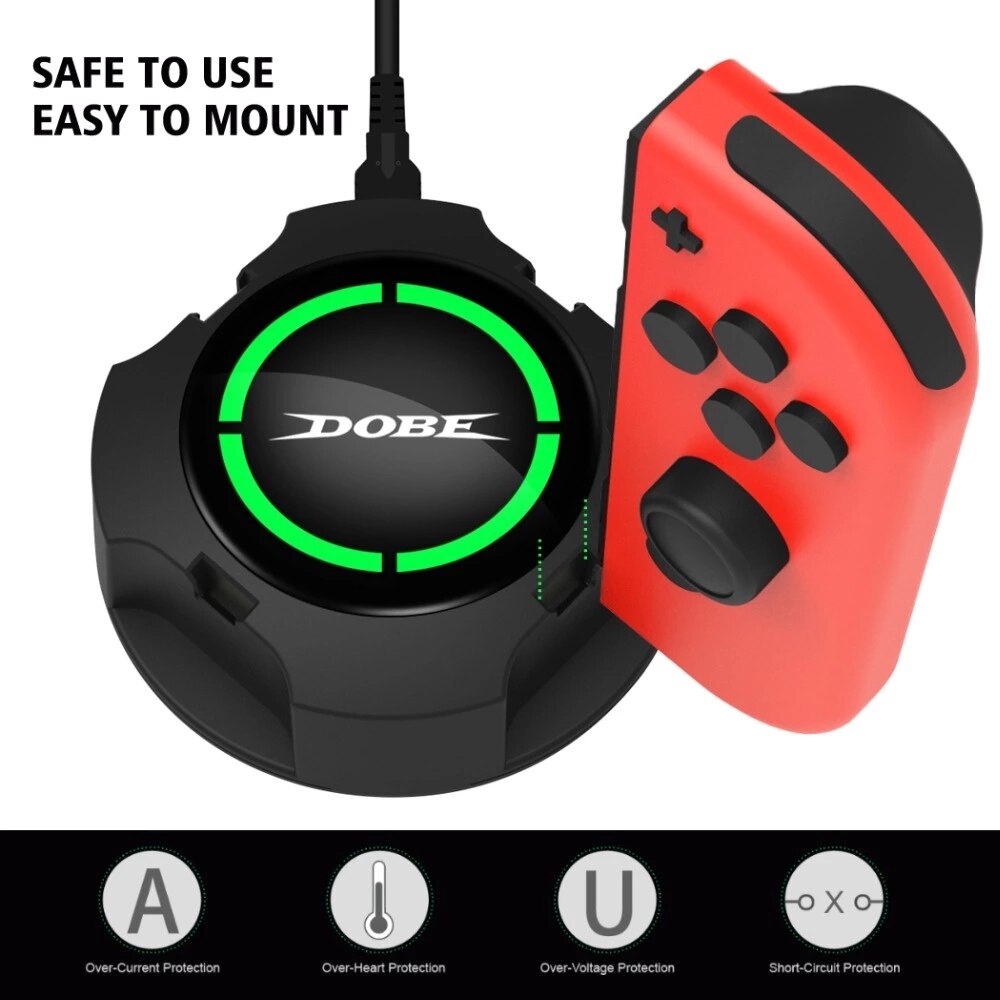 DOBE TNS-1882 For Nintendo Switch Joypad Charging Dock With 4 Charging Porks Stand Dual Charger