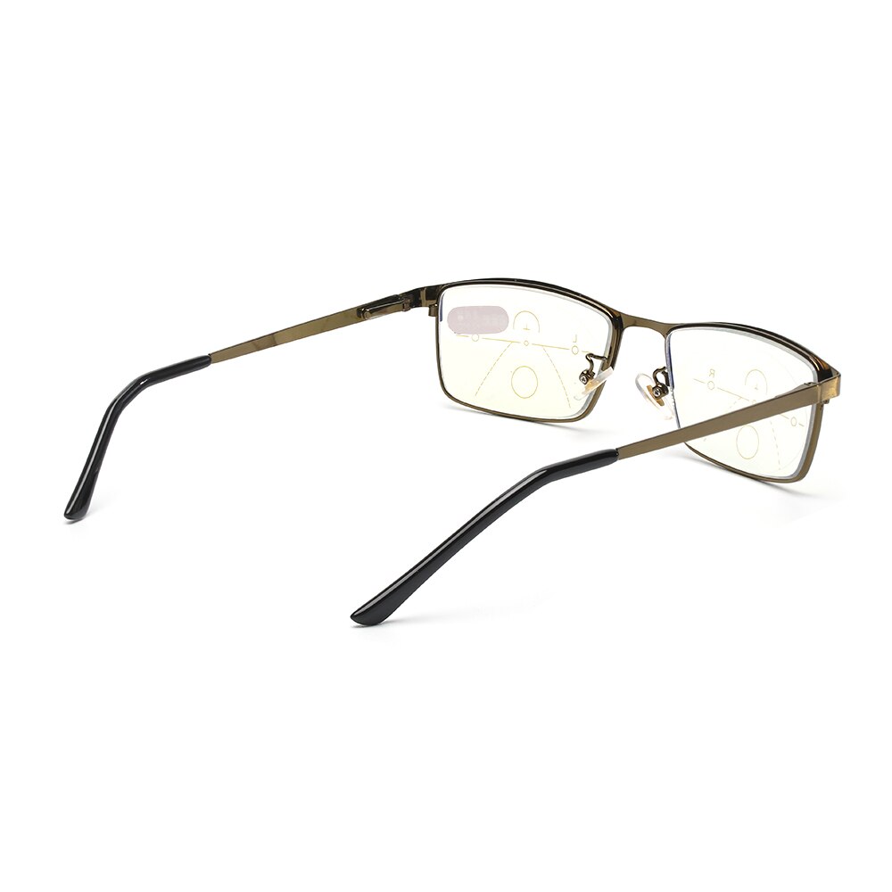 Progressive Multifocal Reading Glasses Women Men Anti Blue Light Radiation Presbyopia Eyeglasses Adjustable Vision Care Eyewear