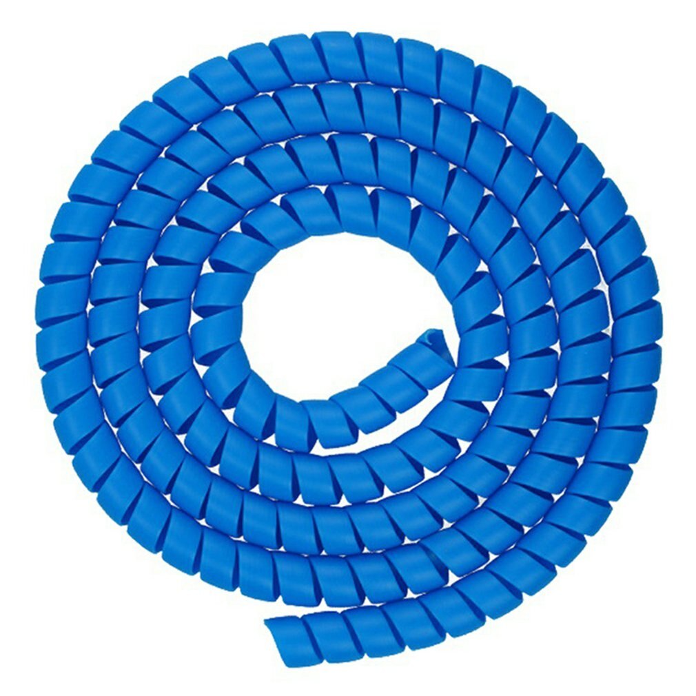1pcs Wire Anti-bite Protective Cover Wire Storage Spiral Anti-winding Wire Tube Electric Clipper Wire Harness Random Color