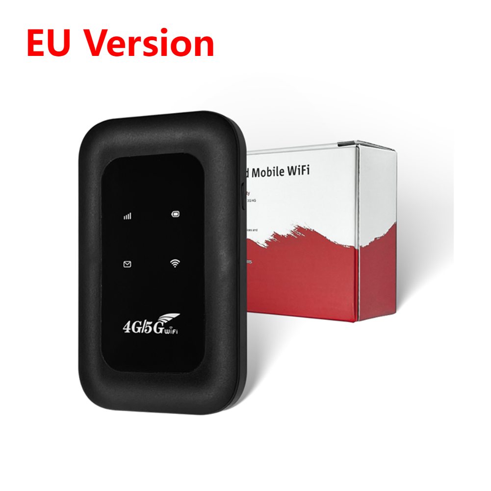 150Mbps Mobile WiFi Router Portable High Speed 4G LTE Modem Wireless Pocket Mini Routers With SIM Card Slot For Laptop Cellphone: Bundle2