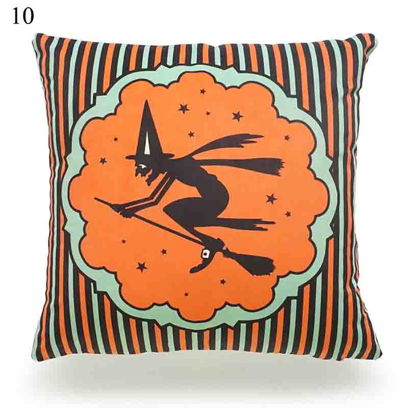 Halloween Kissen Weichem Leinen Kissen fallen Sofa Dekoration Kissen Abdeckung für Wohnzimmer Auto Kissen Hause Liefert: 10