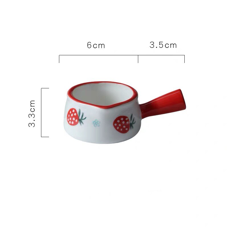 Japanische Keramik Hand bemalt Sauce Milch Krug Kaffee Container Tragbare Milch Topf mit Griff Küche Kochen Suppe Topf Geschirr: 50ml A
