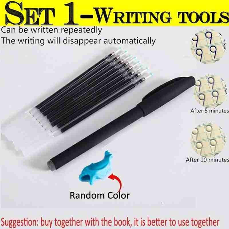 Schrijven Stickers Groef Schrift Voorschoolse Kleuterschool Harde Pen Praktijk Handschrift Scrabble Letters Kalligrafische Brief