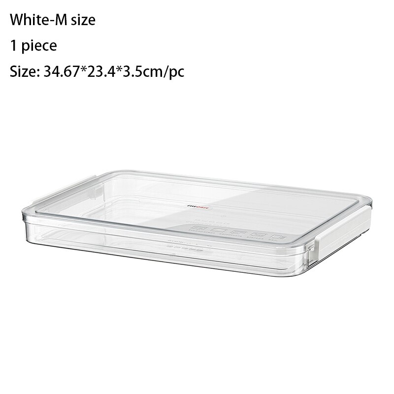 Clear Document Storage Box Family Certificate Document Case Household Real Estate Bag Manual A4 Paper Organization: White M