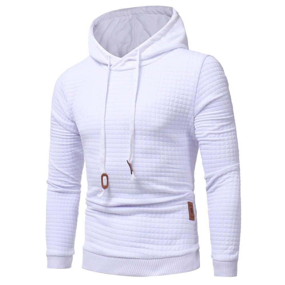 Sweater Men Autumn Winter Warm Knitted Men's Sweater Casual Hooded Pullover Men Cotton Sweatercoat Pull Homme Plus Size 5XL #123: L / White