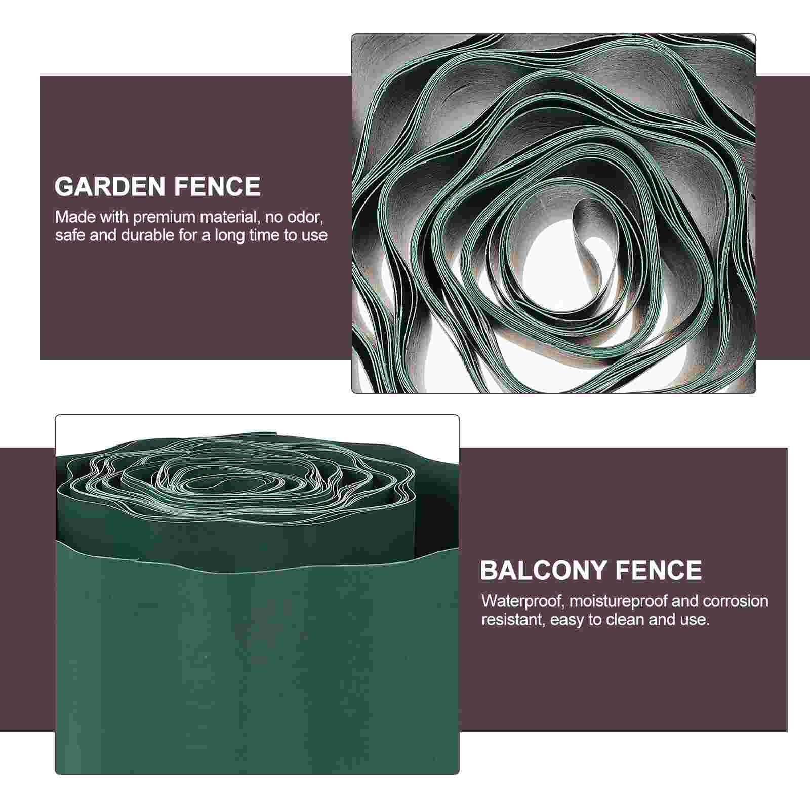 Plastic Fence Courtyard Partition Fence Garden Plant Fence Outdoor Lawn Fence