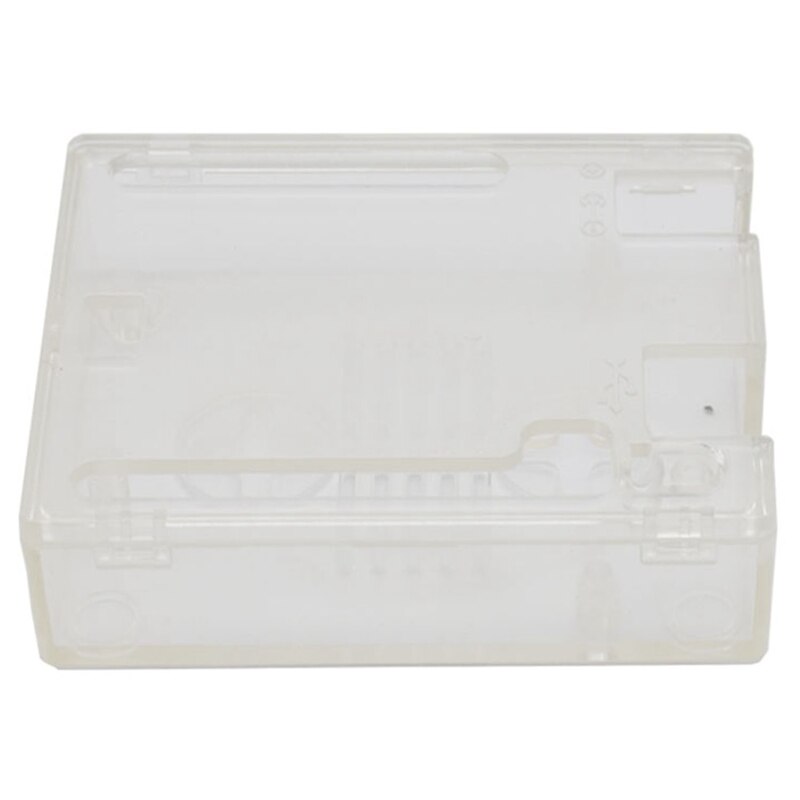 Coque en plastique ABS pour Arduino UNO R3 pas framboise Pi modèle B Plus: clear