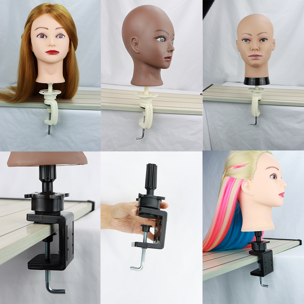 80cm Female Mannequin Head with Synthetic Hair For Practice Hair Braiding Hairstyles Dolls Hairdressing Styling Training Head