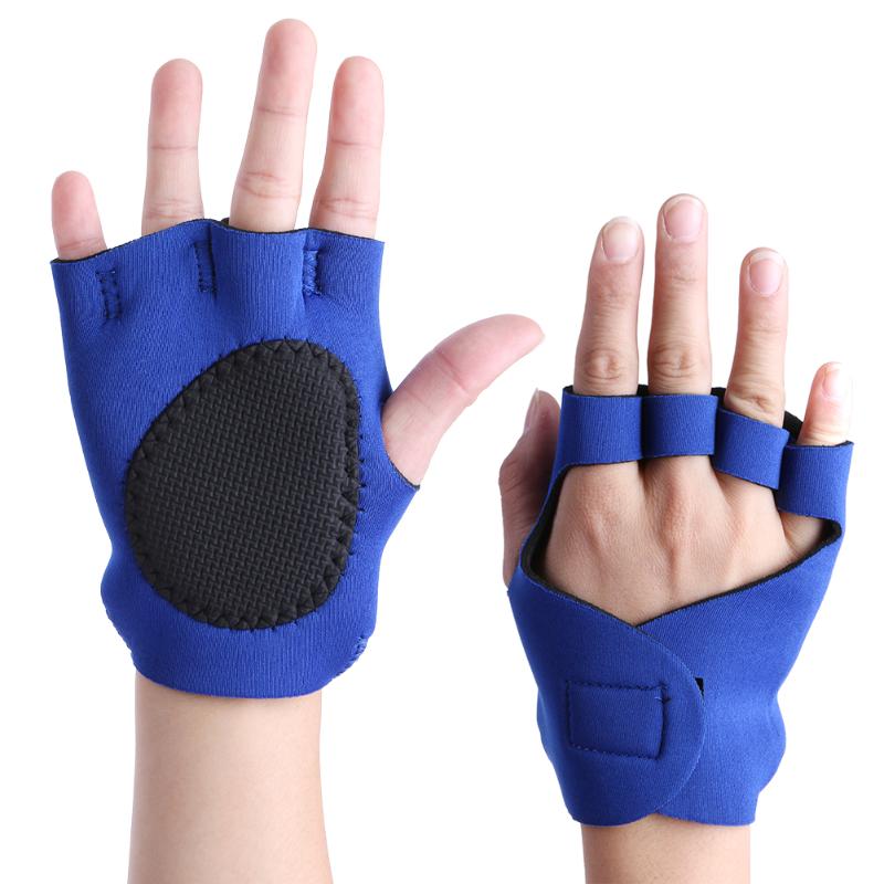Unisex Fitness Weight Lifting Gym Glove Anti Skid Half Finger Gym Exercise Fitness Dumbbell Training Gloves Hand Protection