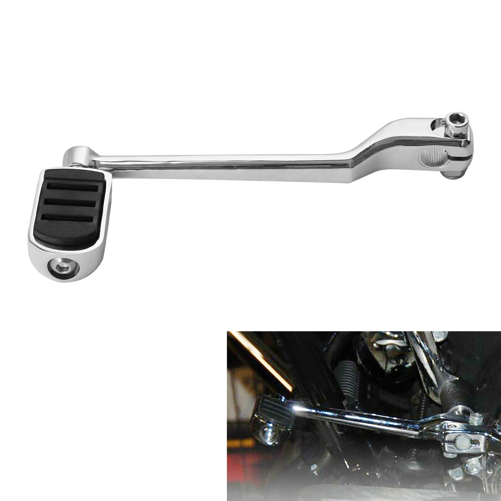 Motorcycle Inner Shift Shifter Arm Rod Lever Shaft Pedal Cover For Harley Street Glide Road King1984