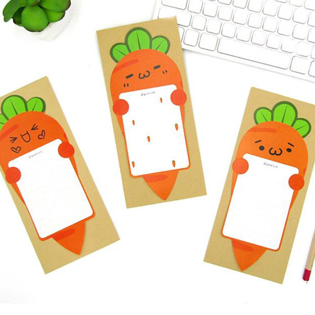 6 Sets of Literary Note Papers Cartoon Writing Paper Kraft Office Envelopes (Random Style)