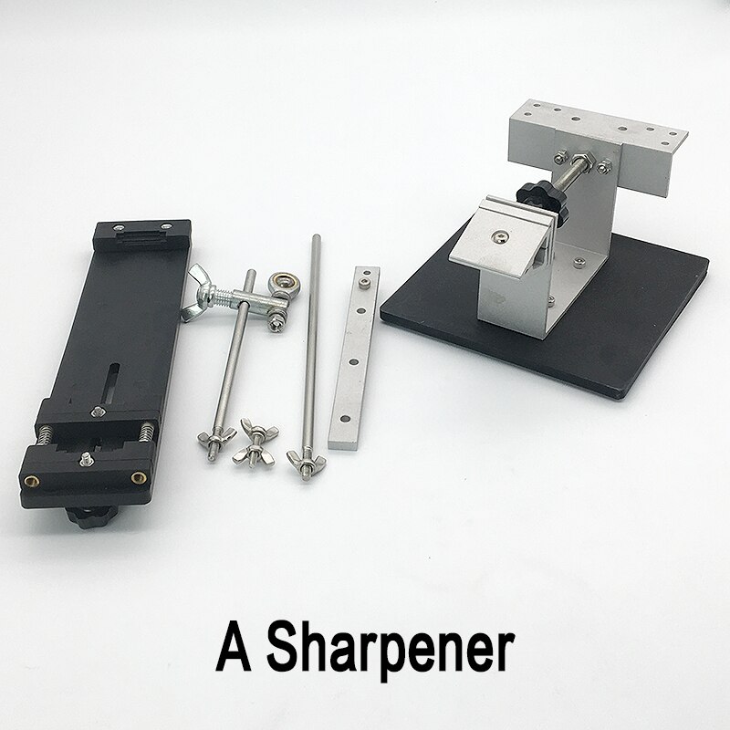 kitchen knife sharpener Multifunction Fixed angle sharpener apex edge blade ruby bar whetstone diamond set sharpening tools: A