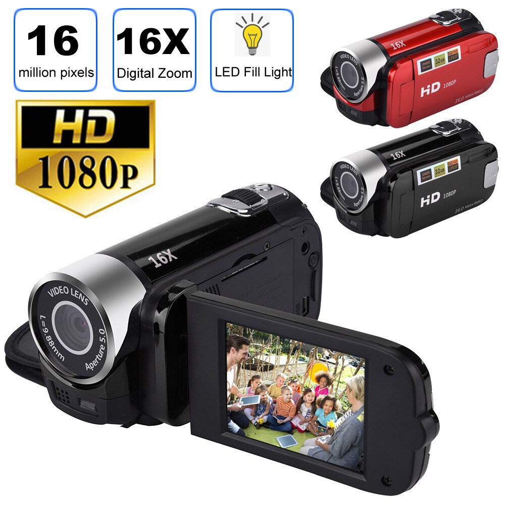 16MP 2.7 inch TFT LCD HD 1080P 16X Digital Zoom Camcorder Video DV Camera AU.23