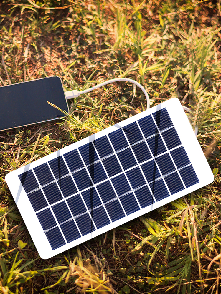 20w 5v ładowarka solarna typu c, przenośny zasilacz solarny, lekkie oświetlenie dziedzińca z kablem 3-- metrowym