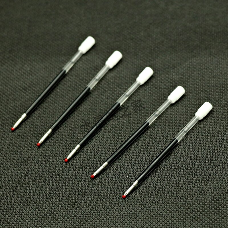 20 Stks/pak 7Cm Lange Zwarte Inkt Kristal Pen Refill Vervanging Balpen Metalen En Plastic Refill