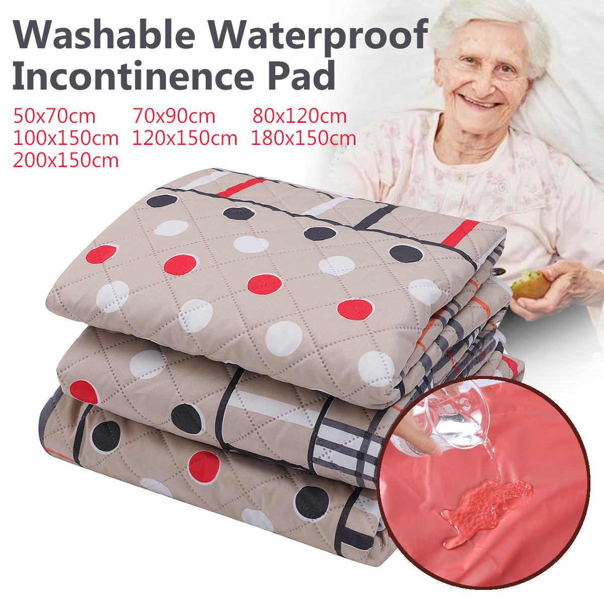 Urine Mat Herbruikbare Volwassen Luier Baby Nappy Luier Waterdichte Aankleedkussen Laken Cover Wasbaar Bed Protector Incontinentie Pad