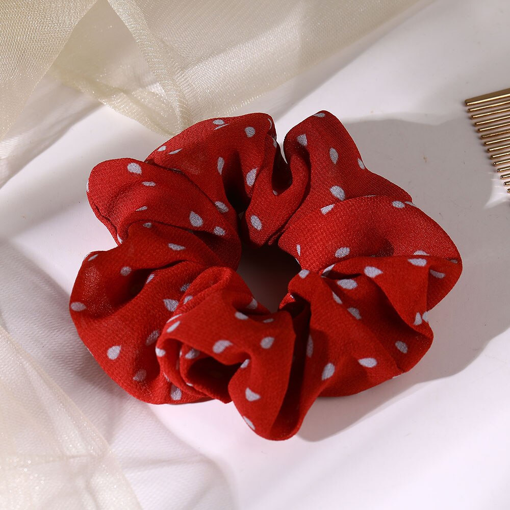 FAMSHIN nouvelle grand intestin bandeau chouchous femmes Daisy élastique bandes de cheveux dentelle gomme cheveux cravate queue de cheval tenir coiffe: AGH950707
