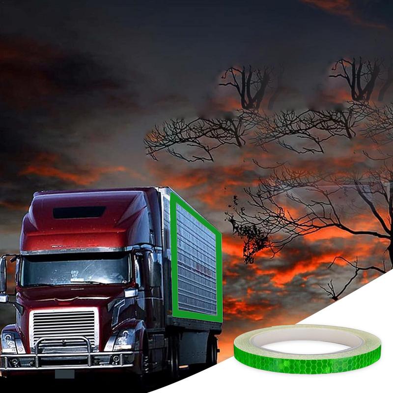 Cinta reflectante para bicicletas, pegatinas de tiras reflectantes, cinta de advertencia de seguridad autoadhesiva impermeable de alta visibilidad para vehículos