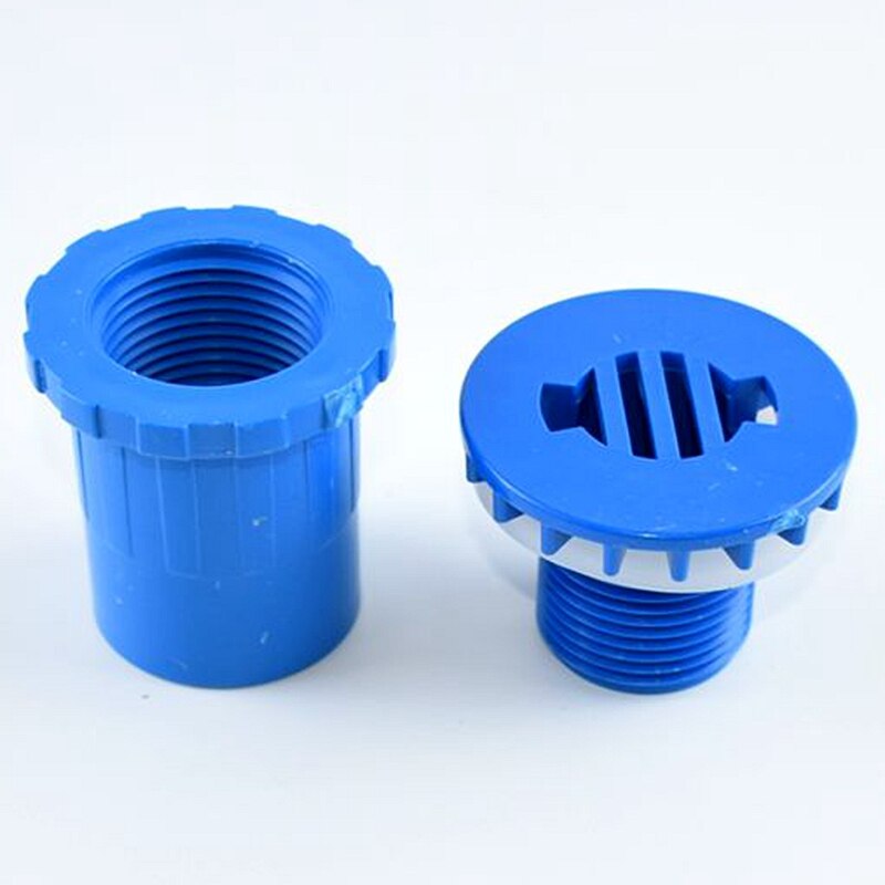 1-10Pcs 20~50mm PVC Direct Connectors Aquarium Fish Tank Drain Inlet Outlet Joints Garden Irrigation Plastic Overflow Pipe