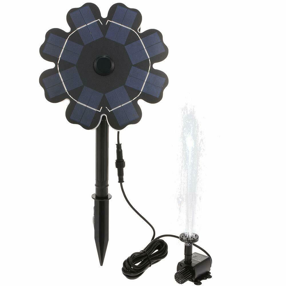 Zonne-fonteinpomp, Borstelloze Solar Waterpomp 50W 800L/H Zonnepaneel