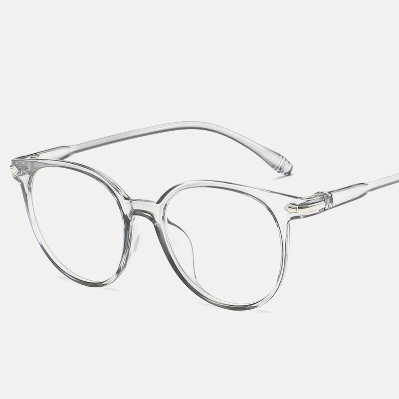 ZUEE Blue Light Glasses Clear Regular Computer Gaming Glasses Women/Men Eyewear Improve Comfort Anti Blue Ray Eyeglasses: Gray
