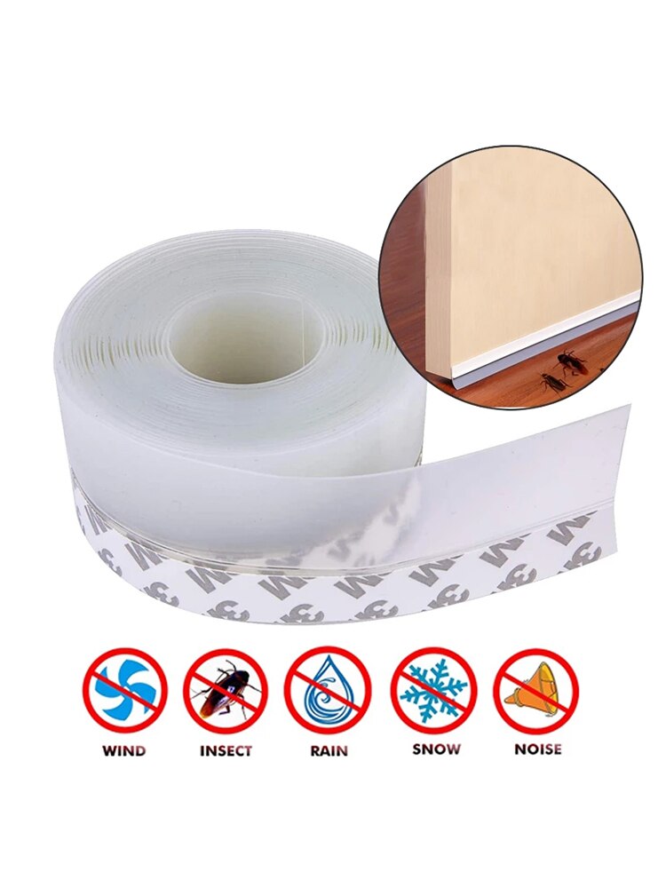 5M Seal Strip Zelfklevende Instaplijsten Weer Strip Siliconen Geluidsisolatie Venster Seal Anti Draft Stof Insect Deur Seal strip