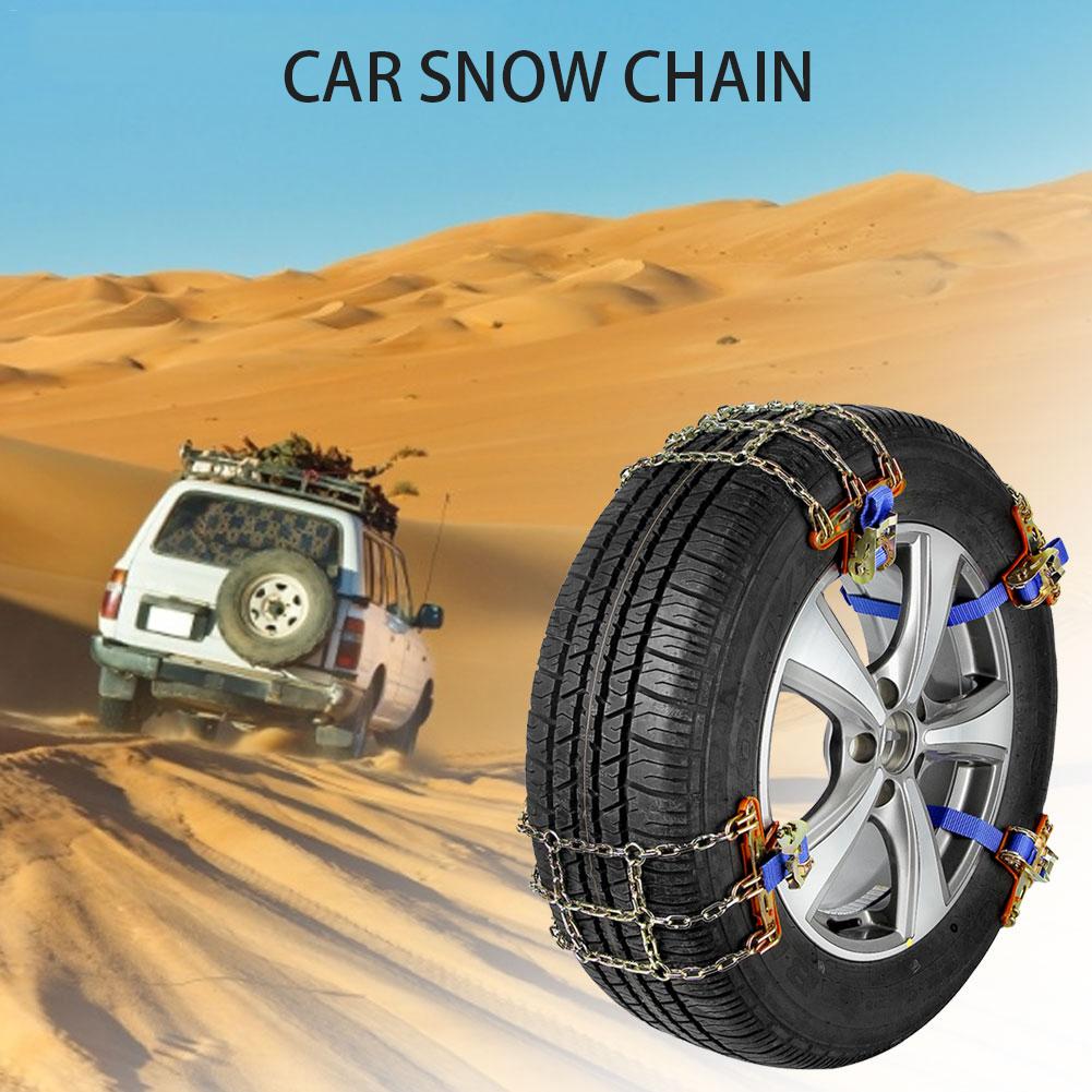 1PC Auto Sneeuwketting Emergency Anti-slip Band Keten Voor SUV Pickup Truck Ijs Sneeuw Modderige Weg Auto sneeuwketting Voor Pickup Trucks Auto