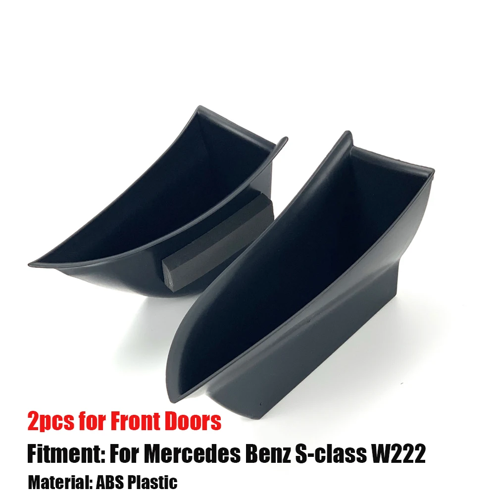 Per Mercedes Benz classe S W222 S320 S350 S400 S500 2014-20 LHD accessori per auto maniglia della porta scatola di immagazzinaggio porta telefono vassoio tasca: Blu
