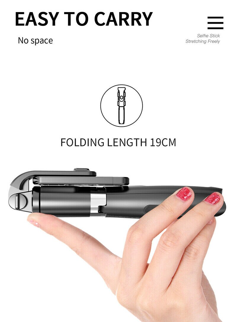 Perche à Selfie 3 en 1, trépied extensible monopode avec télécommande Bluetooth pour IPhone Samsung Huawei Xiaomi Smartphone